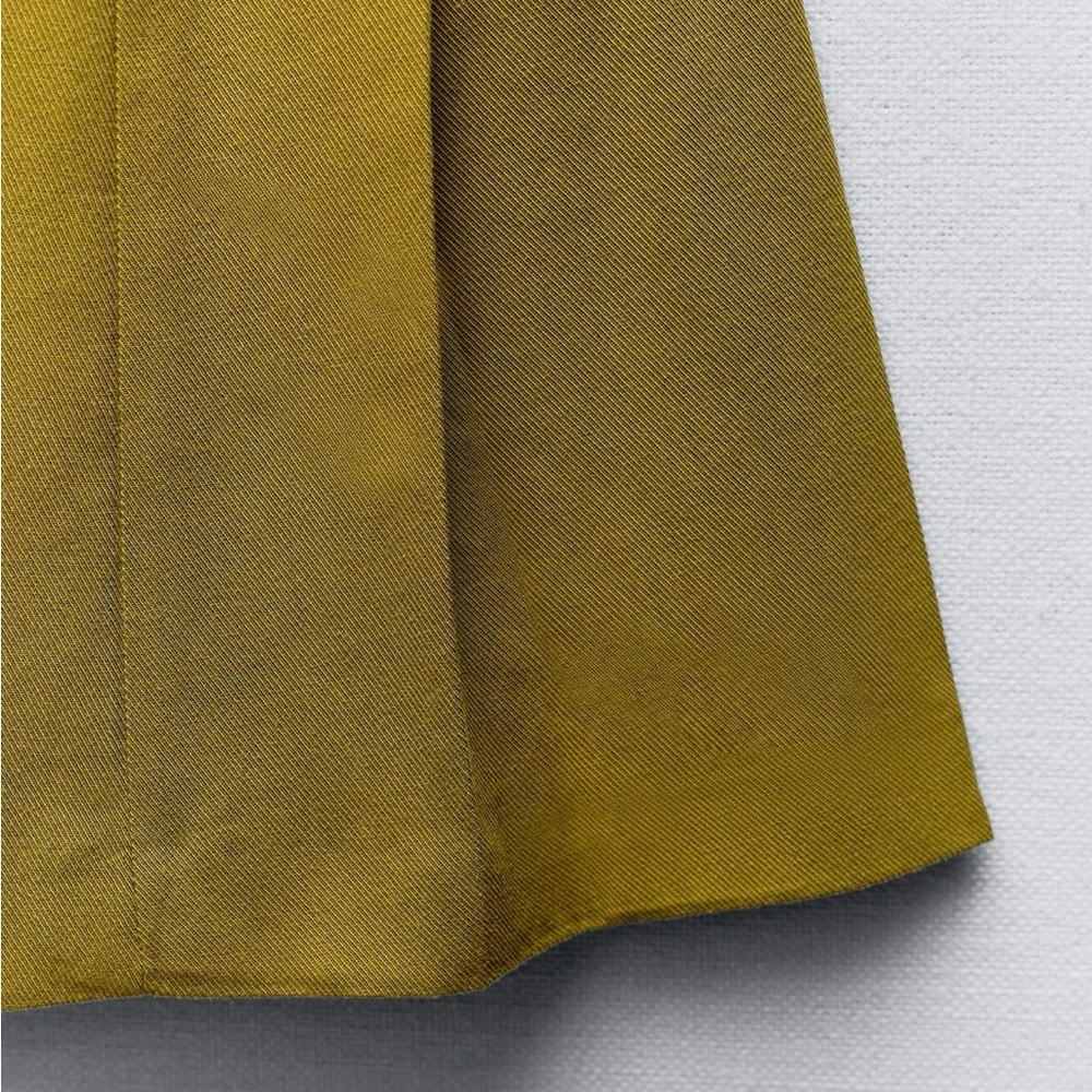 Zara olive green mini dress - Picture 4 of 4